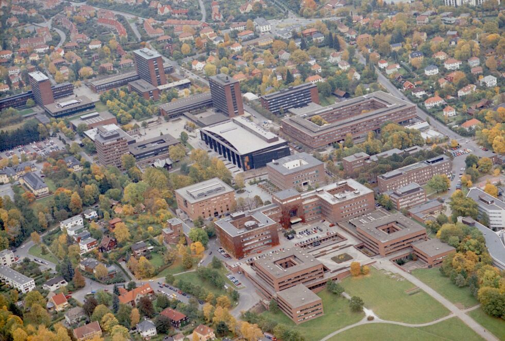 Blant eiendommene Opplysningsvesenets fond eier, er tomta til Universitetet i Oslo på Blindern.
 Foto: NTB-Scanpix