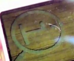 Dette er kornsirkelen slik den ble vist fram for Gro Helen Tørum.