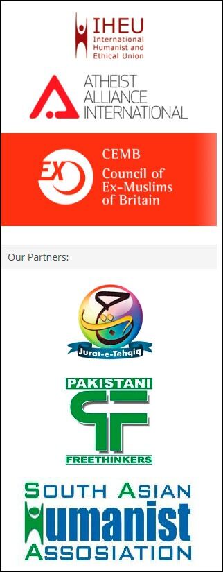 Ayaz Nizamis organisasjon Atheist & Agnostic Alliance Pakistan er tilknyttet samme internasjonale humanistorganisasjon som Human-Etisk Forbund, IHEU - International Humanist and Ethical Union.