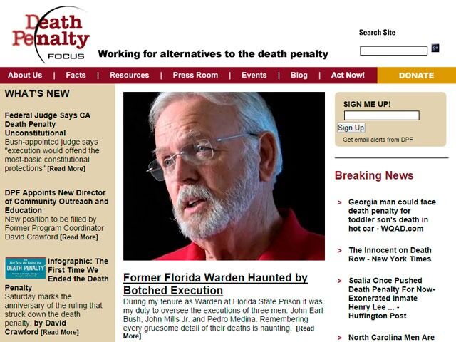 Les mer på nettsidene til Death Penalty Focus.