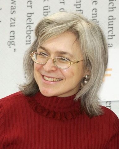 Anna Politkovskaya-prisen deles ut til minne om den russiske journalisten som ble skutt og drept 7.oktober 2006.
 Foto: Creative Commons/Wikipedia