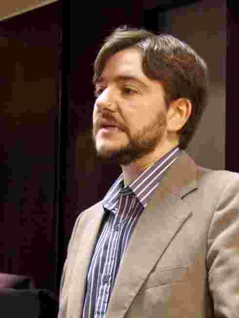 Uenig: Andrew Copson fra British Humanist Association (BHA) mener det er unødvendig å bruke betegnelsen hedning, og at humanismen favner den viljen til dialog Baggini etterlyser.
