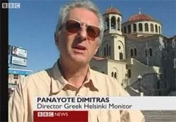 Panayote Dimitras synes ikke skolebarn skal presses til å velge den ene religionen framfor den andre. Se innslag på BBC.