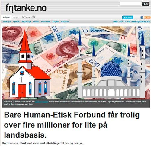 Selv om Gol får tilbake penger, har trolig Human-Etisk Forbund og andre mer tilgode til norske kommuner enn de skylder. Les mer om Buskerud-rapporten i artikkelen vi publiserte på mandag.