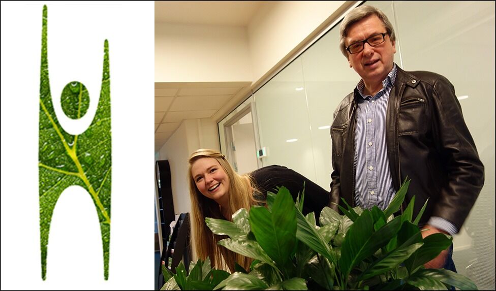 Marit Simonsen og Morten Fastvold slår et slag for et grønnere HEF.
 Foto: Even Gran