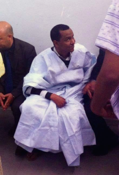 Mohamed Cheikh Ould Mkhaitir under en ankebehandling i april 2016.
 Foto: Wikipedia commons