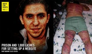 Raif Badawi får de 50 første piskeslagene i dag