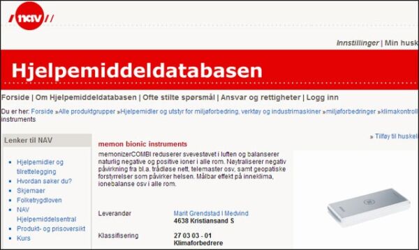 "Strålingsbeskyttelse" fjernes fra NAVs hjelpemiddelbase
