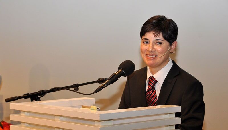 I dag ble det kjent at Sara Mats Azmeh Rasmussen tildeles Fritt Ords Pris 2012.
 Foto: Kirsti Bergh