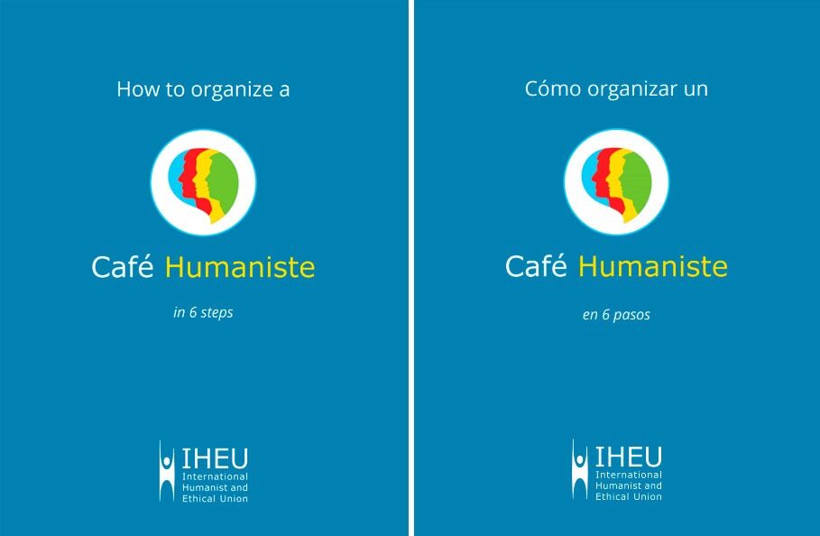 IHEU har laget veiledningen for Cafe Humaniste både på på engelsk og spansk.