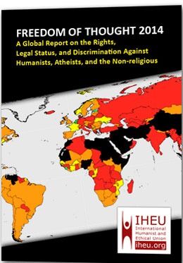 Freedom of thought 2014 – IHEUs rapport om menneskerettighetstilstanden til ateister, humanister og ikke-religiøse internasjonalt.