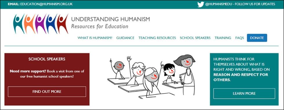 Humanists UKs læringmateriell om humanisme for skolene ligger ute på denne sida.