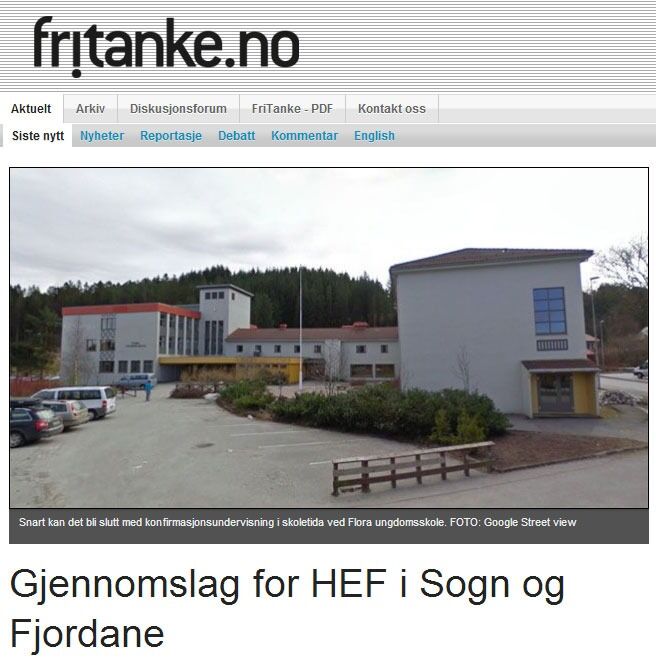 "Gjennomslag for HEF i Sogn og Fjordane" skrev vi den 22.5. Men så gikk det ikke så bra i Flora kommune som HEF hadde håpet.