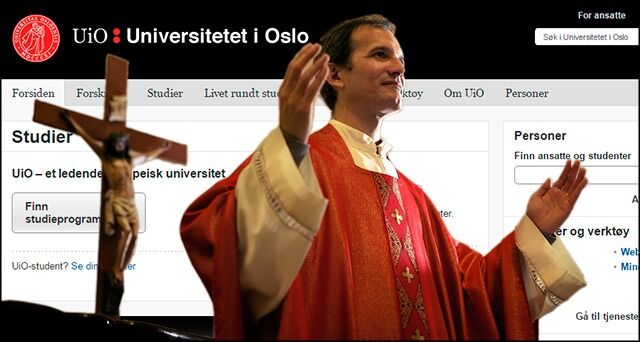 Regjeringen mener det fortsatt i sin helhet skal utdannes prester på Universitetet i Oslo. Human-Etisk Forbund mener kirken kan utdanne sine egne.
 Foto: Råfoto: Microstock