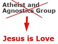 Kristne hcakere synes ikke ateister og agnostikere har noe på Myspace å gjøre. Derfor døpte de om Bryan Pestas ateistgruppe til "Jesus is Love".