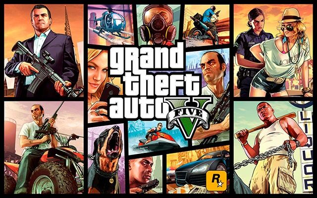 Spelet Grand Theft Auto 5 kan og verte sett på som eit bidrag til ein kritikk av moderne maskulinitet, skriv Kristian Bjørkelo.
 Foto: Promobilde, Rockstar Games
