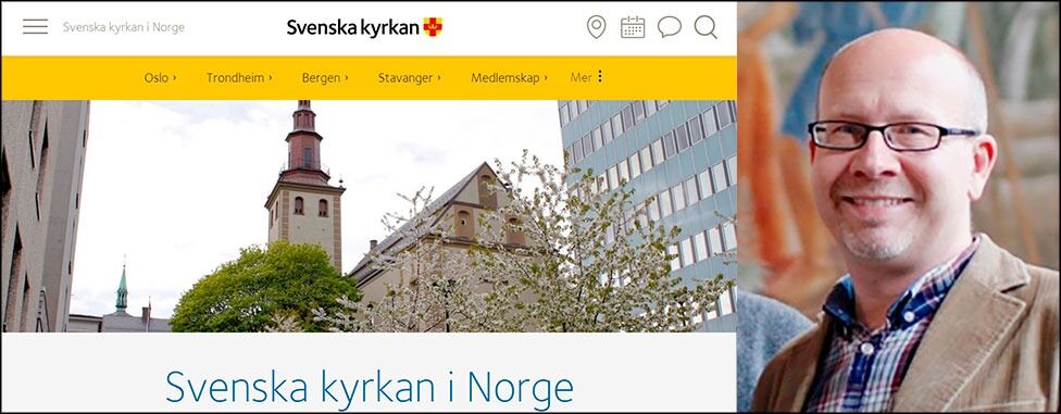 Prest Per Anders Sandgren i Svenska kyrkan i Norge varsler at de vil dekke inn tapet med oppspart egenkapital i 2016.
 Foto: Svenska kyrkan