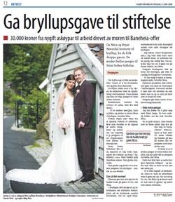 Lokalavisa Askøyværingen hadde et oppslag med Nina og Ørjan Neverdahl den 9. juni. Se hele artikkelen her (pdf).