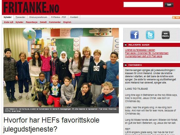 I forrige uke publiserte Fritanke.no et intervju med lærer Unni Helland på Fjell skole.