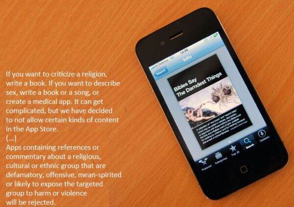 Religionskritikk forbudt på Iphone og Ipad
