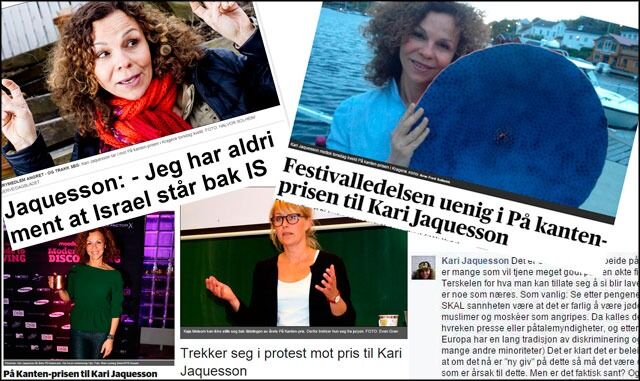 Det har blitt strid etter at juryen på Filosofifestivalen i Kragerø bestemte at årets På Kanten-pris skulle tildeles Kari Jaquesson.