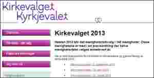 Valgdeltagelsen i kirken svekket