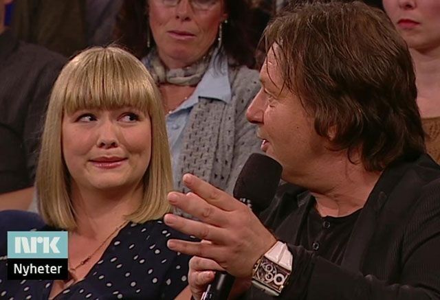 Marit Simonsen rynket på nesa da Svein Østvik, alias Charter-Svein, la ut om sin opplevelse med healing under en tv-debatt på NRK 30. august.