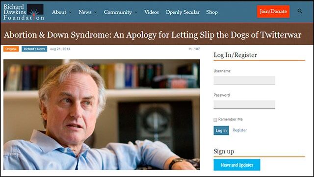 Richard Dawkins beklager at han "slapp løs Twitter-hundene".