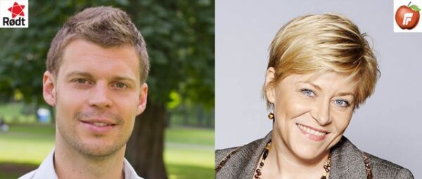 Rødt og Frp på topp