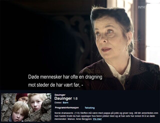 Kan det tenkes av NRK-serien Dauinger har fått fantasien igang for barna på Inderøya?