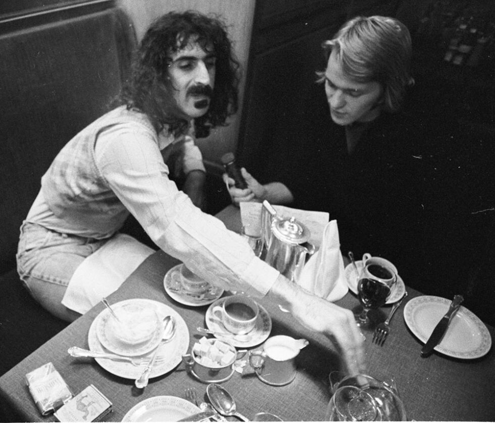 STARSTRUCK: Som ung journalist fikk Jens et intervju med Frank Zappa.
 Foto: Tom Martinsen