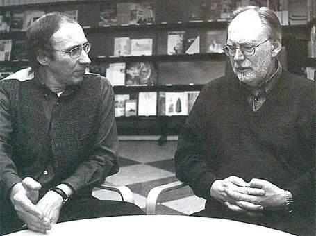 Previous discussions: Former Director of the Nansen Academy, Inge Eidsvåg, debating the humanism concept with NHA's Levi Fragell in 1998.