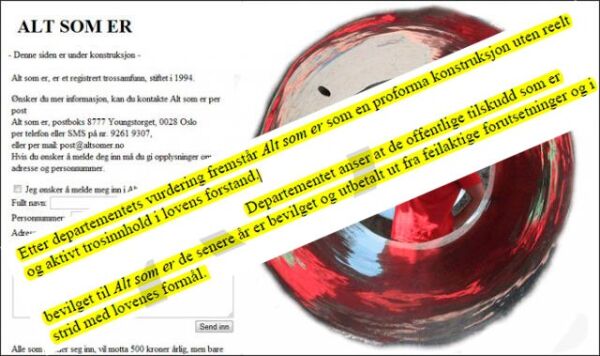 «Alt som er» er tvangsslettet og må betale tilbake
