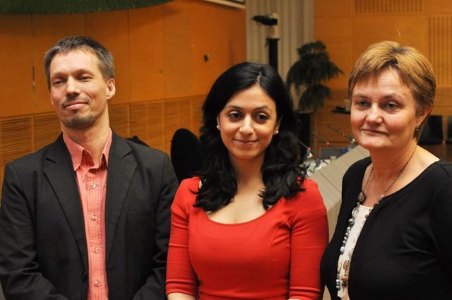 Lykkelige dager: Utvalgsleder Sturla Stålsett med tidligere kulturminister Hadia Tajik og kirkeminister Rigmor Aasrud, begge Ap, da Stålsett-utvalgets rapport ble avlevert i januar 2013.
 Foto: Even Gran