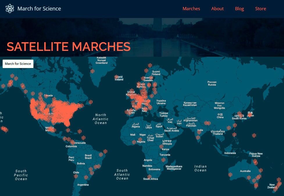 Sjekk alle stedene i verden det skal være March for Science denne helga.