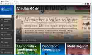 Human-Etisk Forbund fikk nye nettsider klokken 12 i dag