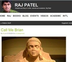 Raj Patel sammenligner seg med Brian i Monty Python-klassikeren Life of Brian. Han blir tilbedt mot sin vilje.