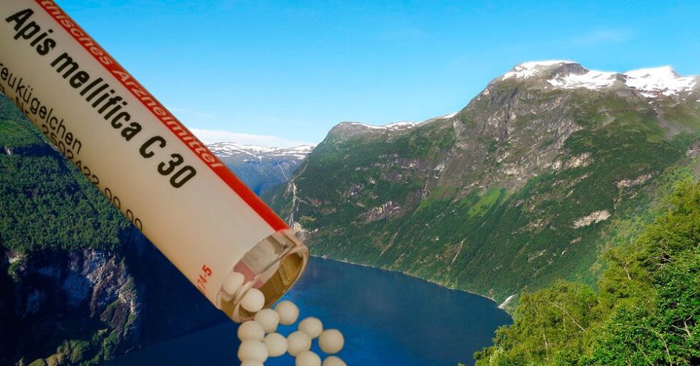 Er homøopatenes sukkerpiller i ferd med å gå i fjorden på grunn av skepsis? Daglig leder i Norges Naturmiddelsentral og homøopat Torleiv Idsøe Holst melder om dramatisk nedgang.
 Foto: Maxpixel + Pixabay + Even Gran