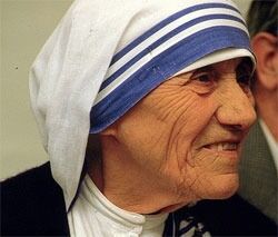 Det kristne forbildet Mor Theresa hadde også problemer med å tro på Gud. Les mer på Wikipedia. Foto: Wikimedia.