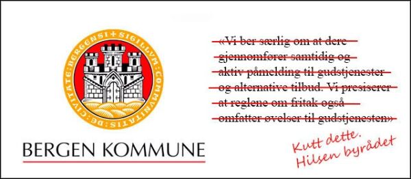 Kommunen fjernet info om aktiv påmelding