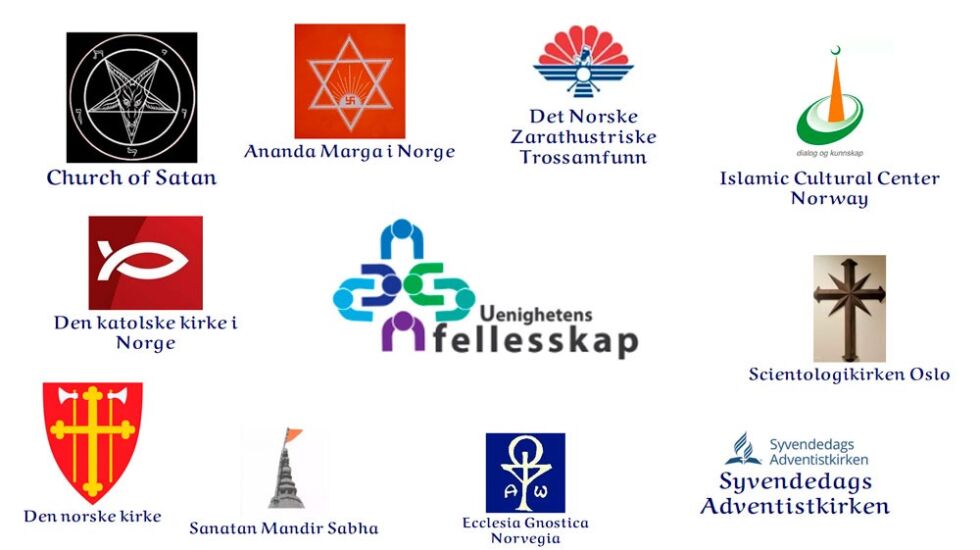 Dette er noen av tros- og livssynssamfunnene som er med i det nye prosjektet Uenighetens fellesskap. Se alle.