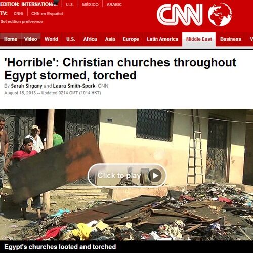I går kom det melding om at det er kaos i sør-Egypt også, Mange kirker er satt i brann. 

Tarek Yousef mener det er overveiende sannsynlig at brorskapet står bak dette, og tolker det som en nytt forsøk på å provosere de kristne, slik at religiøse grupper på nytt settes opp mot hverandre, noe som brorskapet er tjent med (dette bekreftes av flere medier i dag). 

Han kritiserer også de nye makthaverne: – Hvorfor beskytter ikke politiet disse kirkene? spør Yousef.