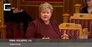 Erna Solberg: – I Norge har jula primært dreid seg om Jesus og Gud, ikke om nisser og juletrær