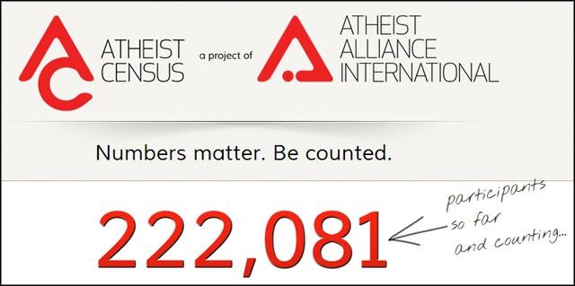 Atheist Alliance International vil telle verdens ateister.