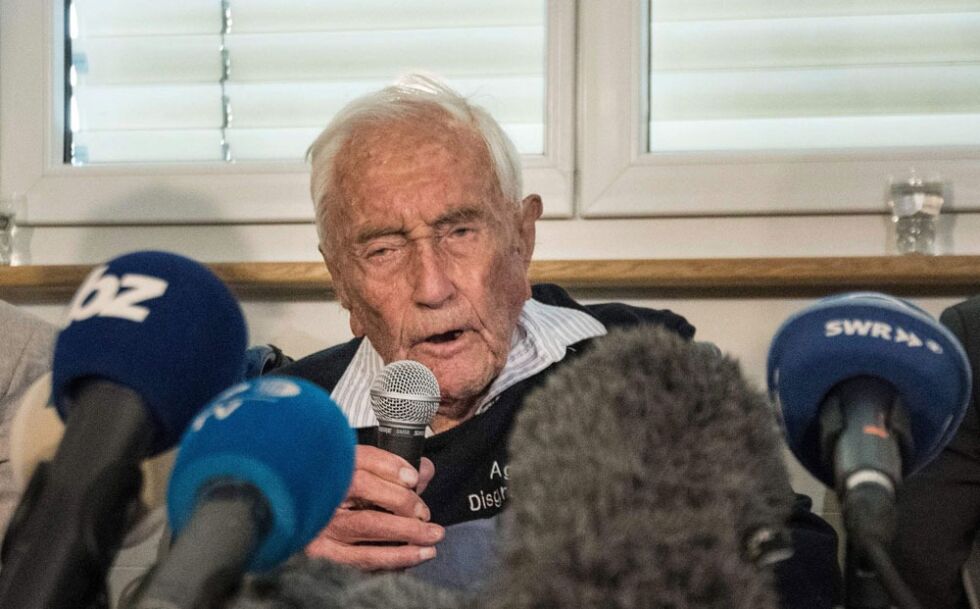 104 år gamle David Goodall døde 10. mai etter å ha reist til Basel i Sveits, der aktiv dødshjelp ikke er forbudt, for å få hjelp til å ta sitt eget liv.
 Foto: NTB-Scanpix