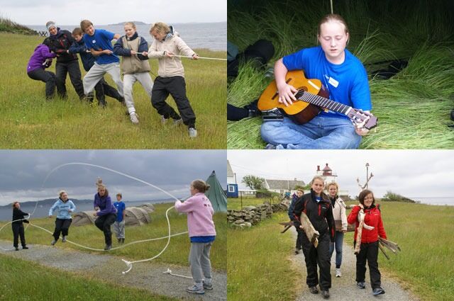 Camp Quest-ungdommene driver med mye av det samme som ungdommer på andre sommerleire.
 Foto: Camp Quest Norge
