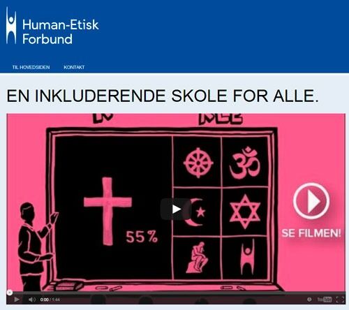 Human-Etisk Forbud er sterke motstandere av det nye, foreslåtte KRLE-faget. Se forbundets kampanjefilm for en inkluderende tros- og livssynsundervisning.