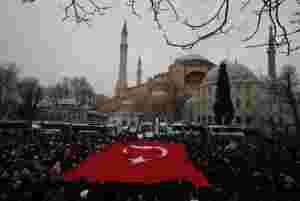 Erdogan: Hagia Sofia kan bli moské