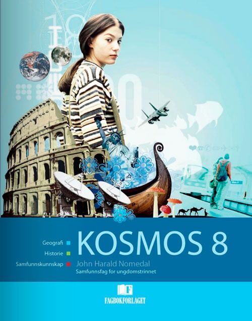 Kosmos 8 er en lærebok i samfunnsfag for 8. trinn på ungdomsskolen. Den tar for seg natur- og samfunnsgeografi, historie og samfunnskunnskap.