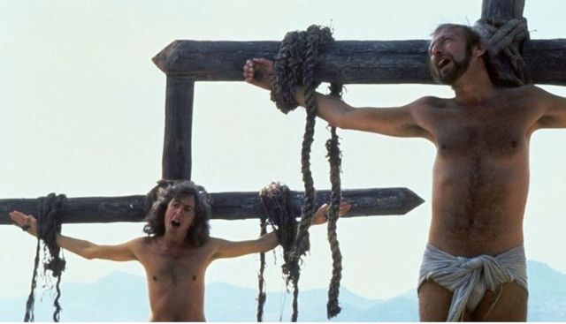 Også i Canada førte Monty Python-filmen Life of Brian til at det ble raslet med blasfemilov-sablene.
 Foto: Warner Bros./Orion Pictures Corporation